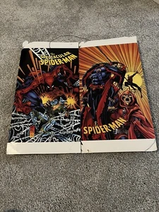 Spiderman Karton Promo 1994 Comic Bilder Shop Display Marvel Hanger - Bild 1 von 5
