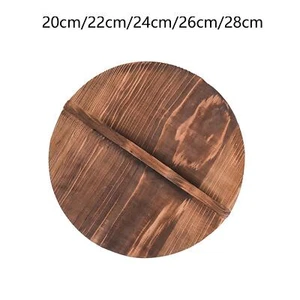 Holzpfannendeckel, Falldeckel aus Holz, verdickte leichte Verbrühschutzpfanne - Bild 1 von 36