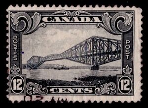 Canada  #156  12c Québec Bridge (1929), USED