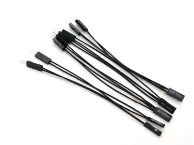 New Front Panel Sleeved Power SW Reset SW HDD LED Extension Cable - Bild 1 von 3