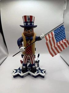Dodger Dog Los Angeles Dodgers Fourth of July Bobblehead Broken Firework - READ - Picture 1 of 9