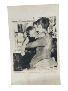 Postcard Mary Cassatt Courtesy Mother And Child of the Cincinnati Museum Nm - Picture 1 of 2