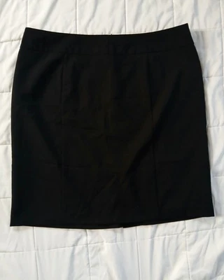 George Black Dress Skirt W/Slit In Back Size 16 - Image 1 of 3