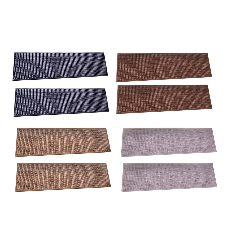 2 pezzi gradini per scale per moquette per gradini in legno tappeti per scale - Immagine 1 di 1