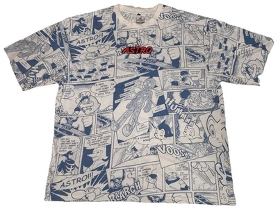 Southpole x Astro Boy All Over Print T-Shirt White Blue 6XB Big & Tall Anime - Image 1 of 4