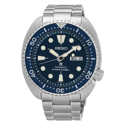 SEIKO ProspeX SRP773K1 Turtle Automatic Watch Blue Diver's 200m 4R36 Day Date - Image 1 of 3