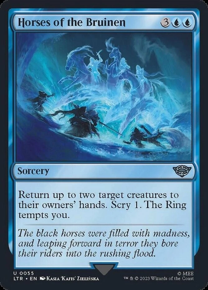 x1 Horses of the Bruinen - Lord of the Rings - NM - MTG - Image 1 of 1