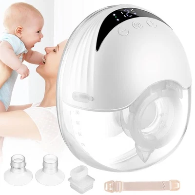 Tiralatte Elettrico Portatile Mano Libera Tiralatte Ultra Silenzioso 4 Modalità - Immagine 1 di 4