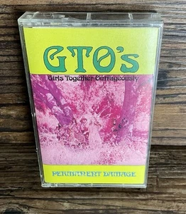 GTO's Permanent Damage Cassette Tape 1989 Zappa Jeff Beck Des Barres 773397-4 - Picture 1 of 20