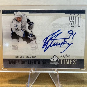 Autógrafo Lightning 2010-11 SP Auténtico Sign of the Times Steven Stamkos - Imagen 1 de 2