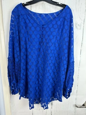 Elektrisch blau transparenter Bezug Übergröße Abend Oper Kleid Schwimmen Abdeckung Festival - Bild 1 von 4