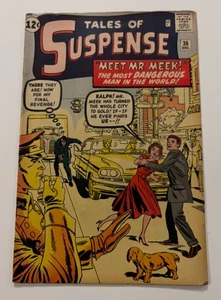 Tales of Suspense edición 36 de diciembre de 1962 Meet Mr. Meek (en muy buena condición) - Imagen 1 de 5