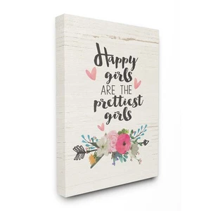 Stupell Happy Girls Prettiest Wall Art - Picture 1 of 15