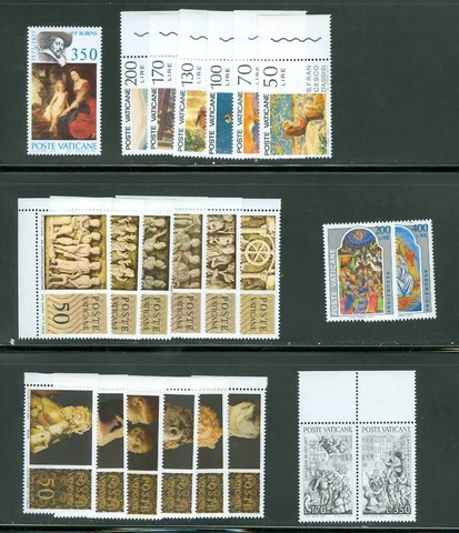 Vatican City 1977 Compete MNH Year Set Cover