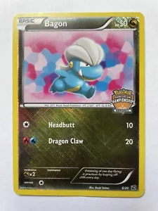 Bagon 6/20 LP Crosshatch Holo Campionati Regionali Timbrato Promo Pokemon TCG - Foto 1 di 7