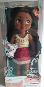 Disney Store NUEVO en Caja Disney Animaciones Colección Muñeca Moana 15" con Pua - Imagen 1 de 12