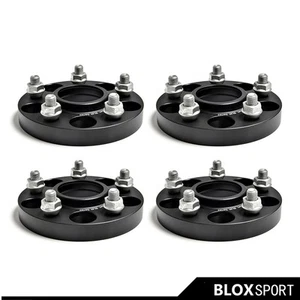 2x20mm+2x25mm 5x114.3 to5x4.5" cb67.1 Wheel Adapter for Hyundai Kia Black Billet - Picture 1 of 11