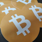 5X Bitcoin Aufkleber Sticker Set Btc 9,5Cm Crypto Cryptocurrency Pickerl