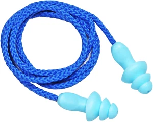 25 Pairs Corded Ear Plugs Soft Silicone Reusable Earplugs Noise Cancelling for H - Picture 1 of 7