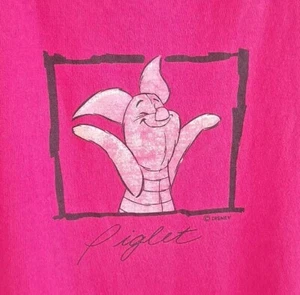 Disney Winnie The Pooh Piglet Womens T-Shirt Size XL Classic Shirt Top  - Picture 1 of 4