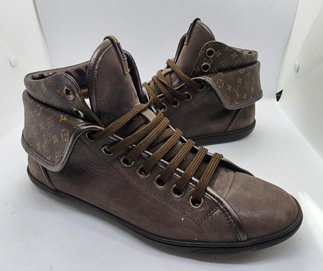 Louis Vuitton, Shoes, Authentic Louis Vuitton Cheetah Print High Tops  Size 37 7