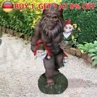 # Gorilla Statue Funny Gnomes Figurine Sculpture Ornament Garden Gnome Sculpture