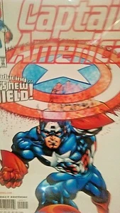 CAPTAIN AMERICA Introducing Cap's new Shield! Marvel Comics  #9  - Picture 1 of 1