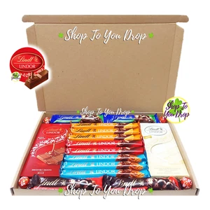 GROSSER PERSONALISIERTER LINDT SCHOKOLADENKORB GESCHENKBOX Lindor milchweiß🍫 - Bild 1 von 11