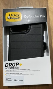 Funda Otterbox Dedender Pro negra para iPhone 15 Pro Max - 77-92714 genuina nueva - Imagen 1 de 9