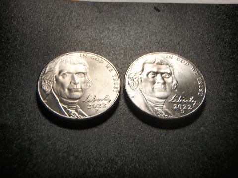 1- 2022 P&D- 2 COINS   JEFFERSON NICKEL SETS - MINT FRESH Cover