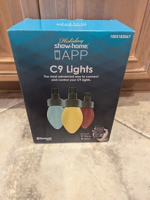 Show Home 24-Light LED Multi-Color * C9 LED Christmas Lights-Rare-New! - Image 1 of 4