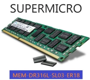 SUPERMICRO 16GB PC3-14900R DDR3-1866 REGISTERED ECC MEMORY MEM-DR316L-SL03-ER18 - Picture 1 of 1