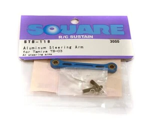 Square R/C Aluminum Steering Wheel Plate (for Tamiya TB-03) - Picture 1 of 1