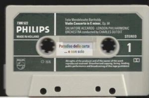 MENDELSSOHN, LONDON PHILARMONIC ORCHESTRA - PHILIPS 7300 522 MUSICASSETTA - Picture 1 of 2