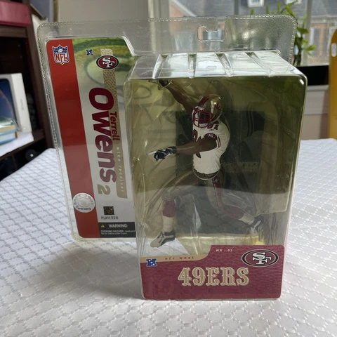 McFarlane's TERRELL OWENS 49ers RETRO CHASE Sports Picks NFL Football Series 10 Cover