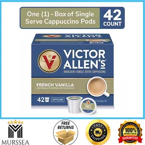 French Vanilla Cappuccino Mix Single K-Cup Podsr Keurig K-Cup Brewers 42-COUNT - Picture 1 of 9