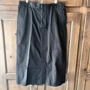 Markenlos - schwarzer A-Linien Rock mit Taschen & Gummizug hinten Größe M - Bild 1 von 14