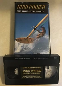 Raw Power The Wind Surf Movie VHS Clamshell Very Rare From 1989 - Fast Free Ship - Picture 1 of 4