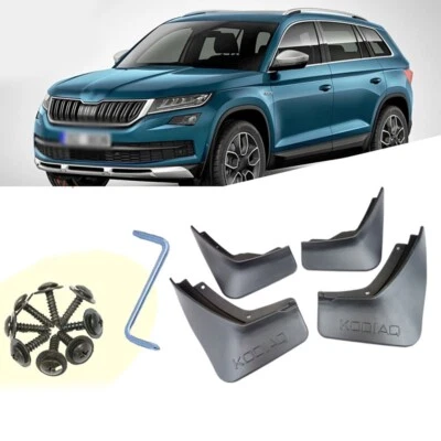 Car Mud Flaps Splash Guards Fender Mudguard fit for Skoda Kodiaq 2018 2019 2020 - Image 1 of 4