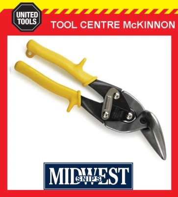 MIDWEST OFFSET STRAIGHT CUT AVIATION TIN SNIPS – MADE IN USA - Image 1 of 2