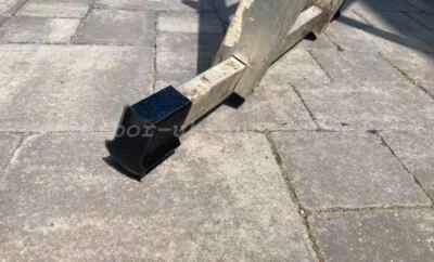 4PCS 50x22mm Ladder Rubber feet for traverse Outer Replacement Shoe Spare Part - Bild 1 von 4