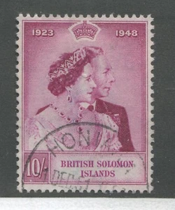 Solomon Islands KGVI 1948 10/ Silver Wedding used - Picture 1 of 1