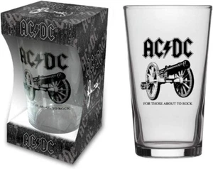AC / Dc Pour Ceux Environ À Rock Bière Verre - Picture 1 of 1