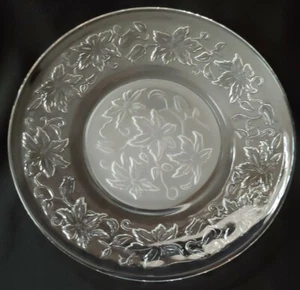 JUEGO DE 4 PLATOS DE ENSALADA DE ALMUERZO ESMERILADOS TRANSPARENTES PRINCESS HOUSE FANTASIA 8" - Imagen 1 de 2