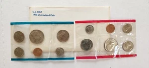 U.S. Mint - 1978 Uncirculated Coin Set. Pre Owned 12 Coin Set - Picture 1 of 7