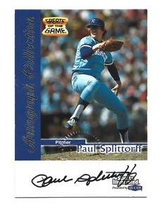 Paul Splittorff AUTOGRAPH 1999 Fleer Sports Illustrated Kansas City Royals AUTO