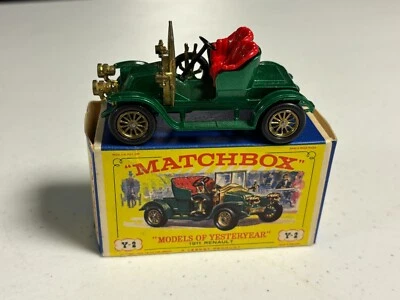 Matchbox Lesney Modelos De Antaño Y-2 1911 Renault 2 Plazas en Caja Original Foto 1 de 4