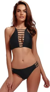 Women's Halter Bikinis Bathing Suits Strappy Padding Swimsuit Set - Picture 1 of 3