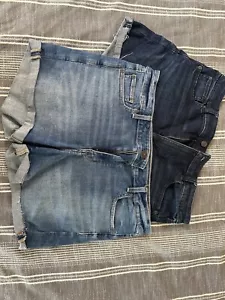 LOT OF 2 American Eagle Denim Shorts Size 16 - Picture 1 of 5
