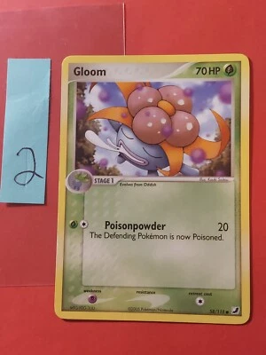 2005 Pokemon EX Unseen Forces #58 Gloom, C, NF/H, cd2 - Image 1 of 2